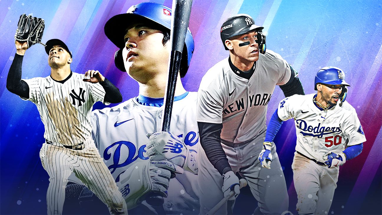 Ranking every player in Dodgers vs. Yankees World Series ESPN