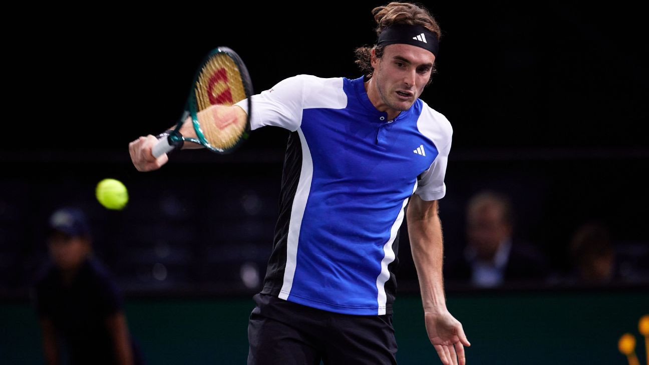 Tsitsipas Overcomes Stomach Issues to Advance in Paris Masters