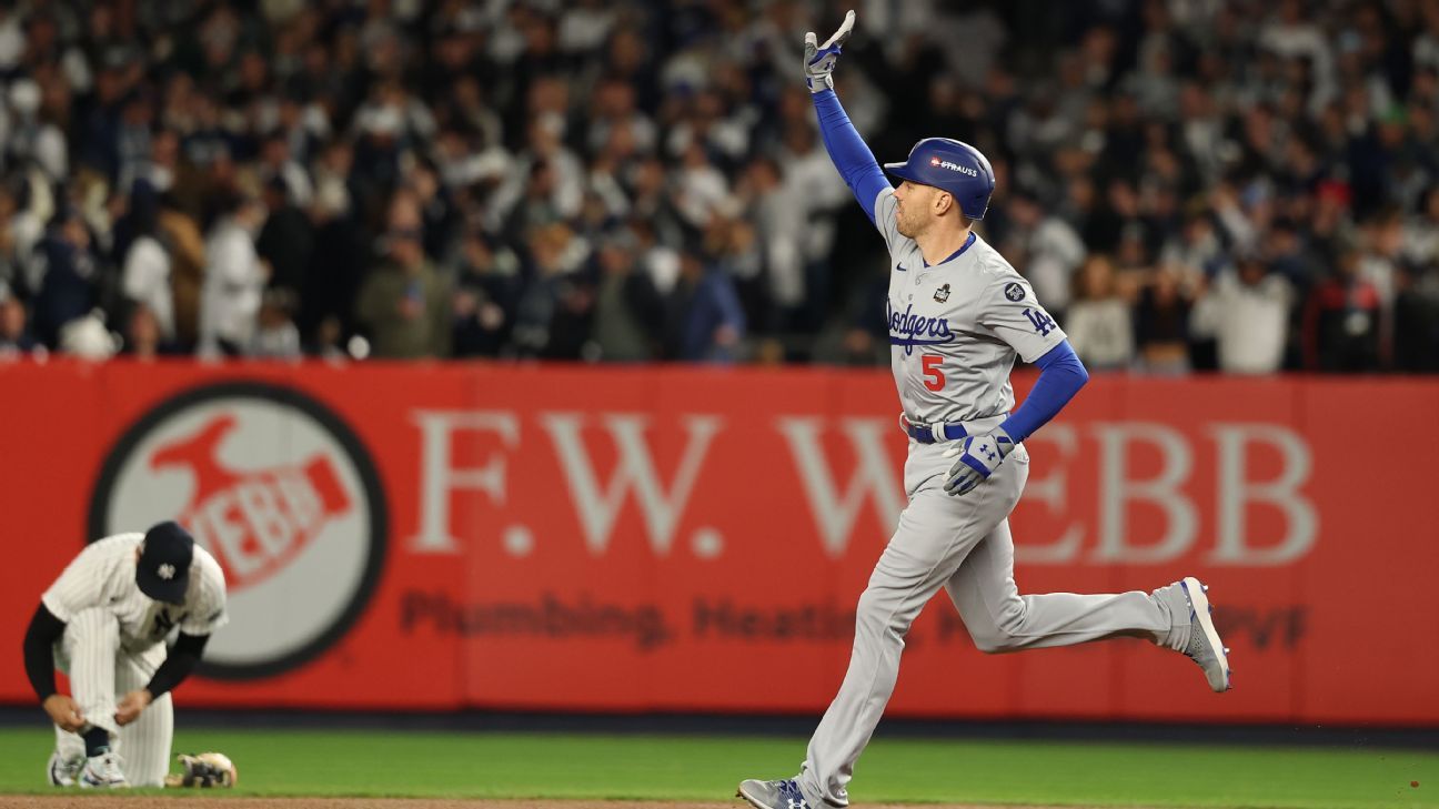 Freddie Freeman home run no quinto jogo consecutivo da World Series
 #ÚltimasNotícias