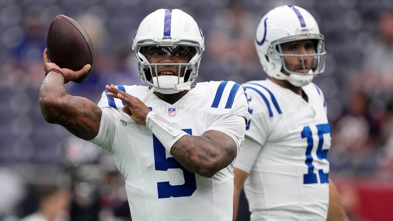 Colts still looking for QB answers: Will Flacco win now? Is Richardson still the future?