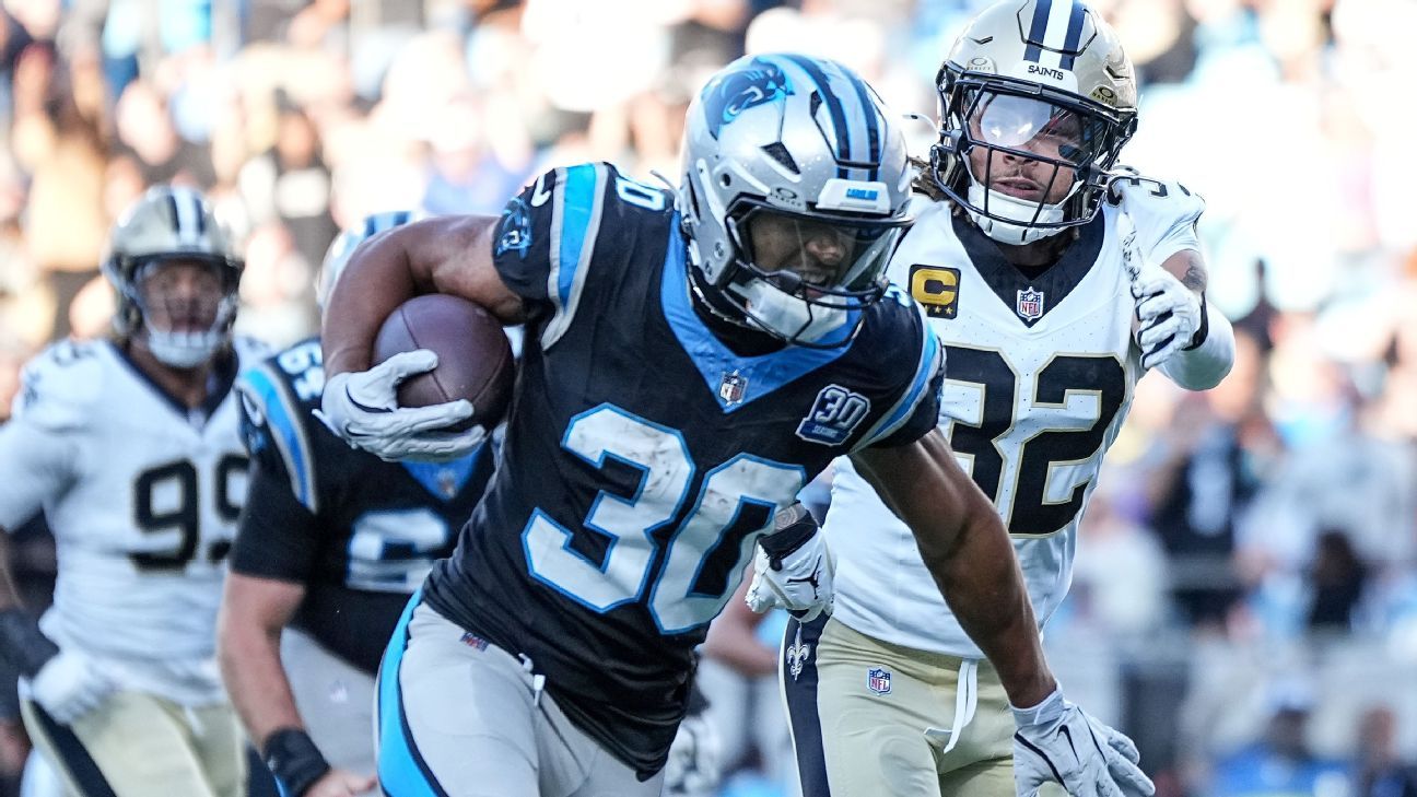 Panthers sign RB Chuba Hubbard to a four-year extension