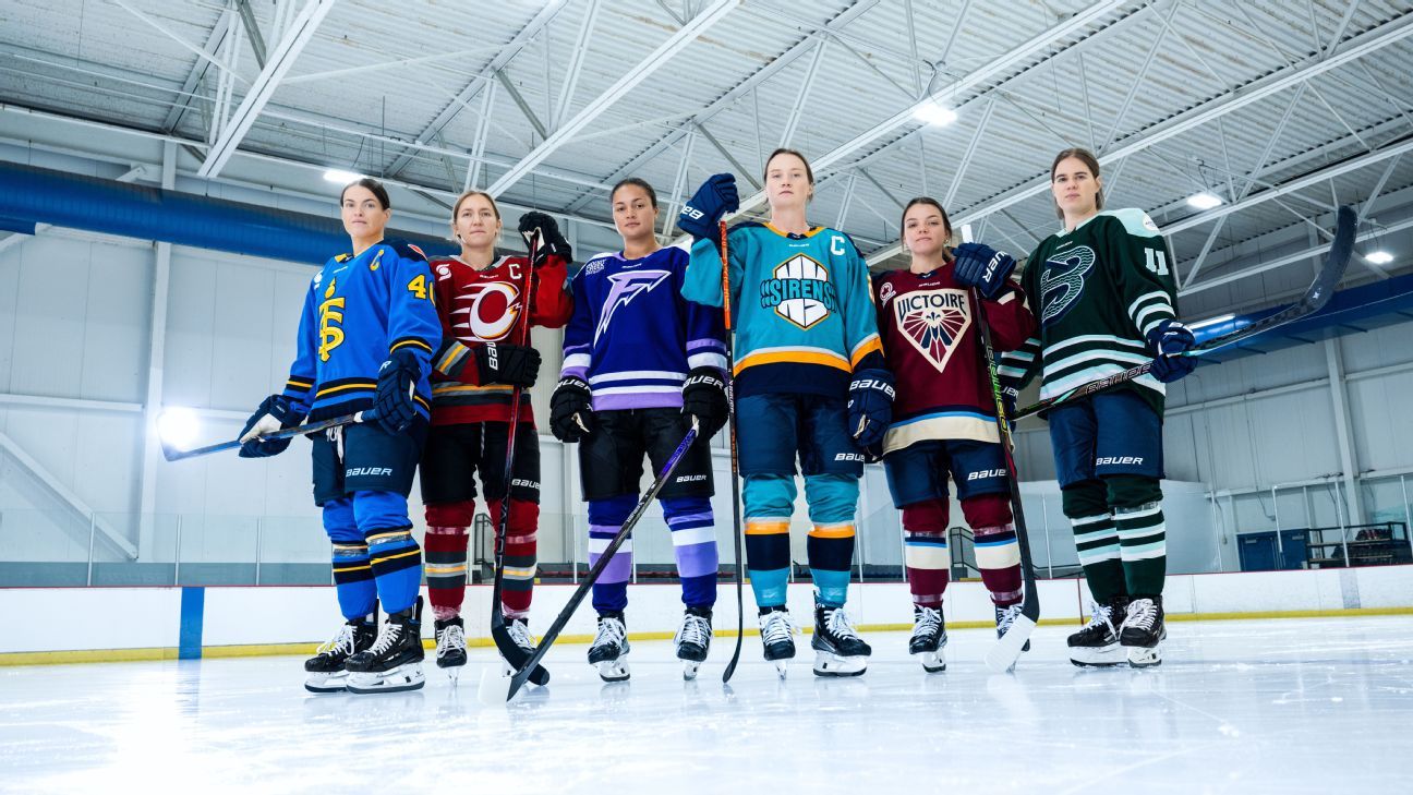 PWHL reveals home and away uniforms for 202425 season ESPN