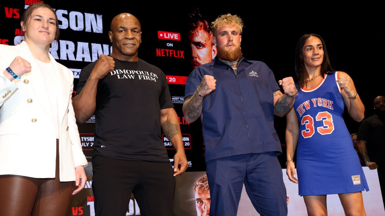 Mike tyson vs jake paul odd