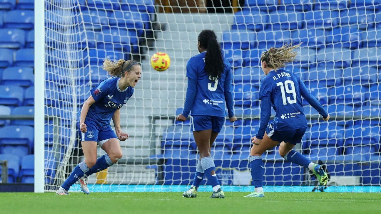 WSL: Everton down L'pool in derby, Man Utd win