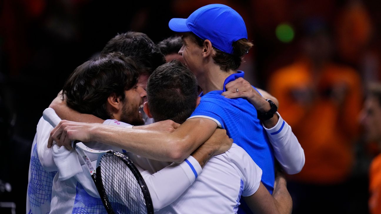 Sinner leads way as Italy defends Davis Cup title