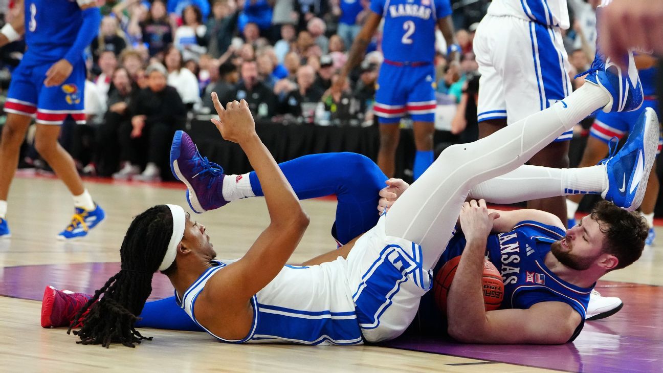 Dickinson ejected for kick as KU survives Duke