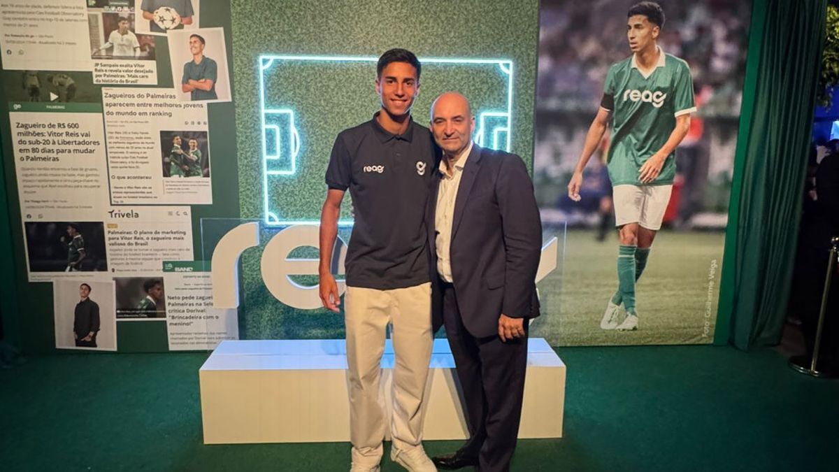 Zagueiro promissor do Palmeiras firma parceria de uma década com empresa financeira.