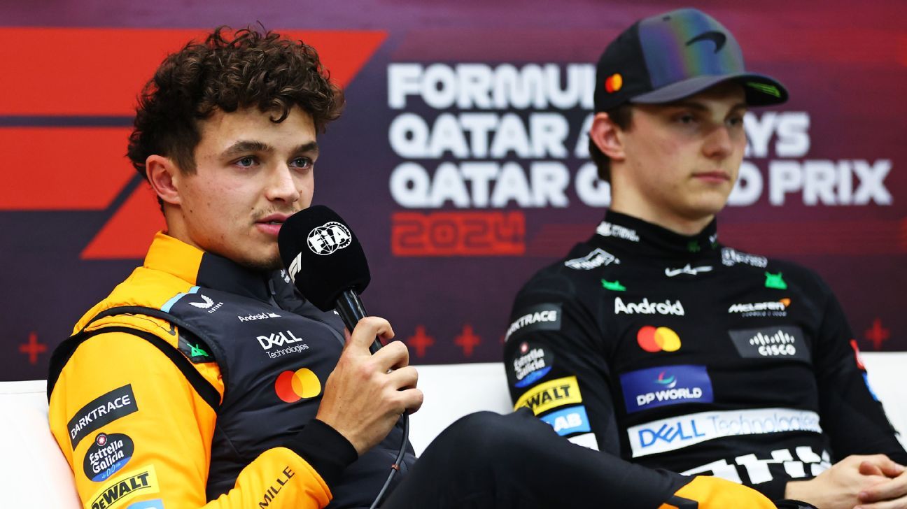Qatar sprint race Lando Norris planned Oscar Piastri payback ESPN