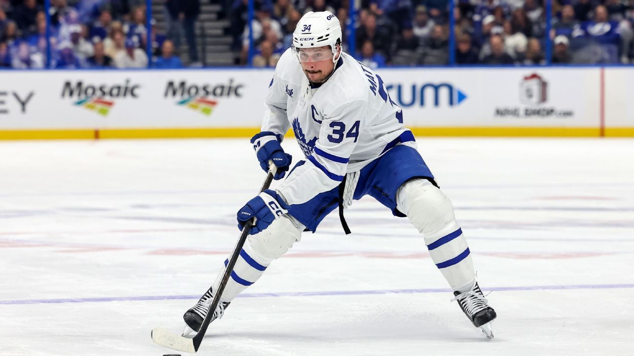 Matthews spurs Leafs after nine-game absence