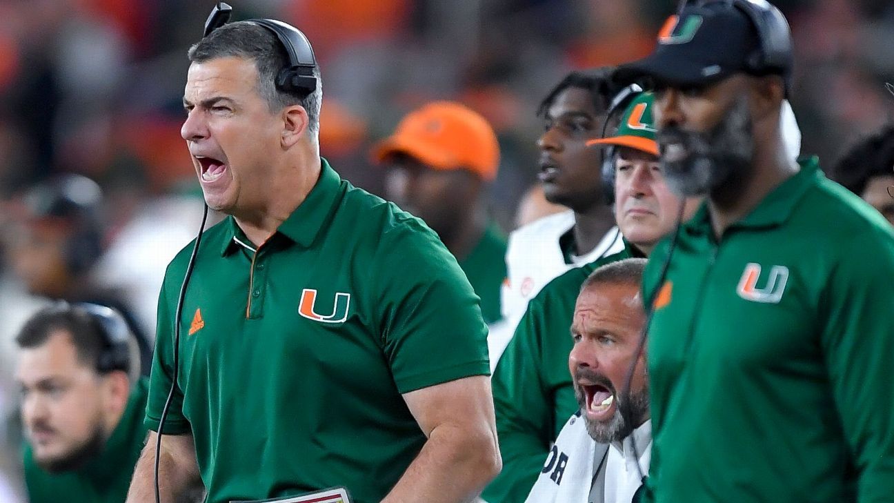 ACC 'incredibly shocked' Canes fell to 12 in CFP