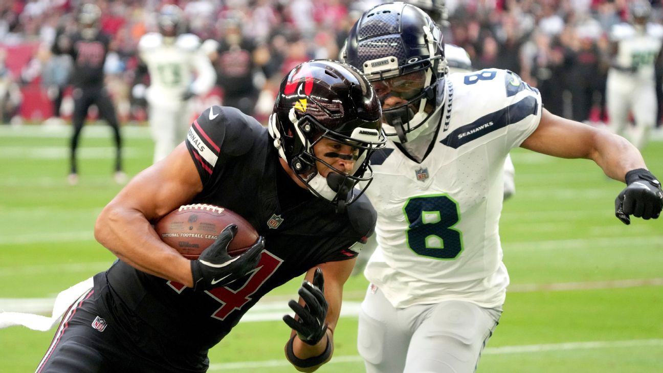 Cardinals WR Michael Wilson hauls in 41-yard TD pass vs. Seahawks - ESPN