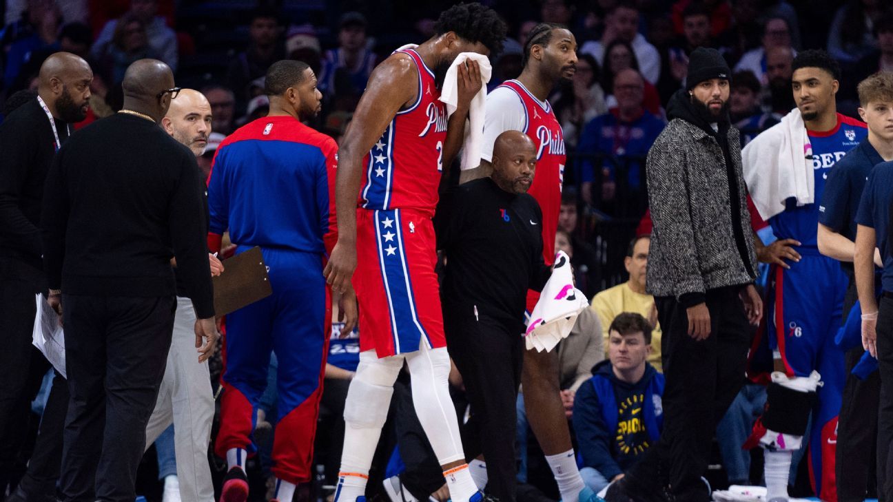 Sinus fracture latest setback for 76ers’ Embiid