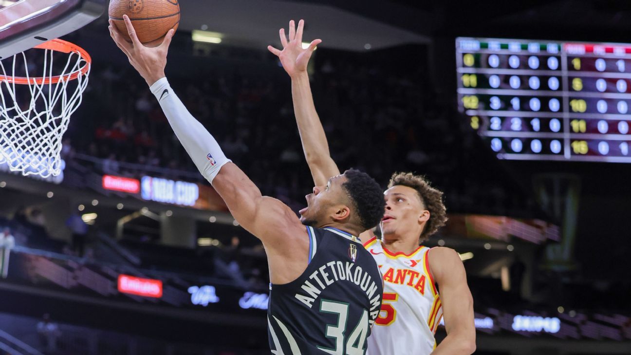 Giannis dominates, leads Bucks to NBA Cup final