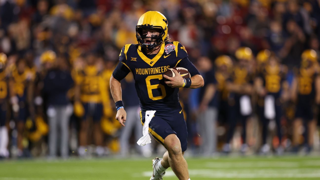 WVU QB Greene says he’ll enter NFL draft as WR