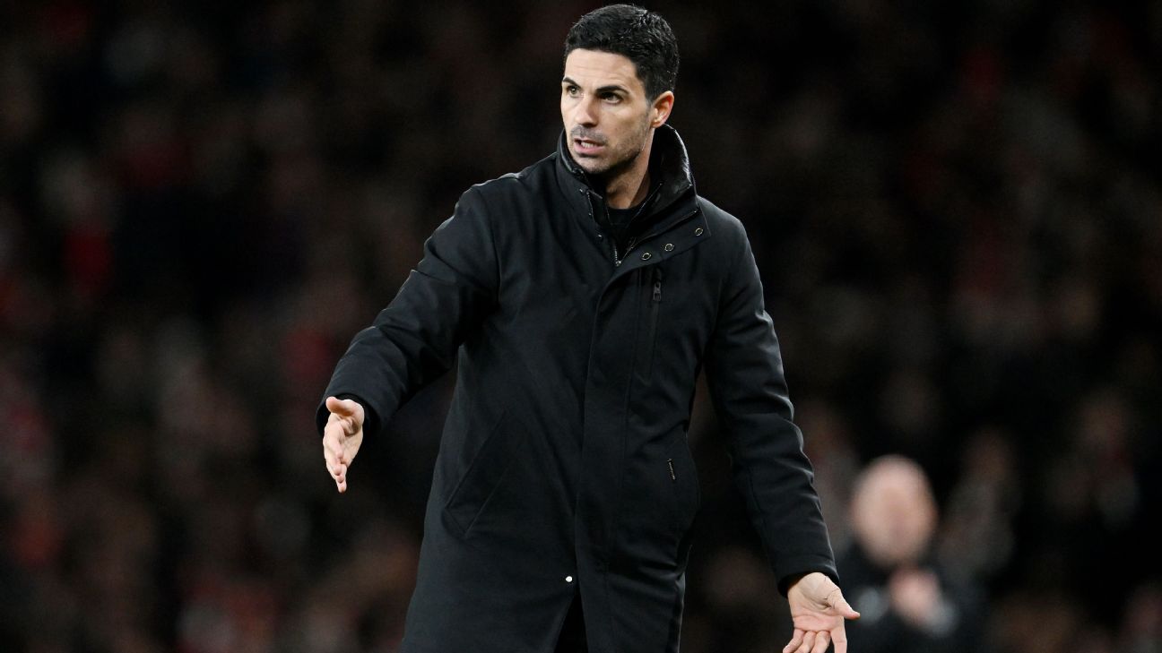 Arteta: Arsenal must 'be like a hammer' in title race