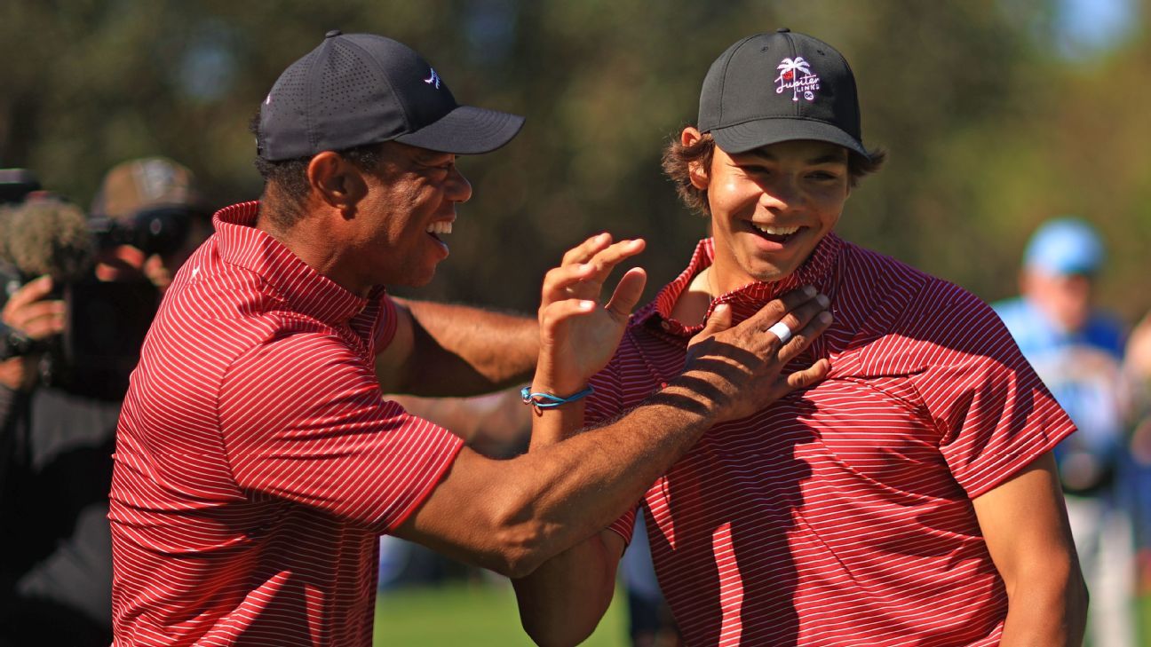 Another roar: Tiger’s son gets first hole-in-one