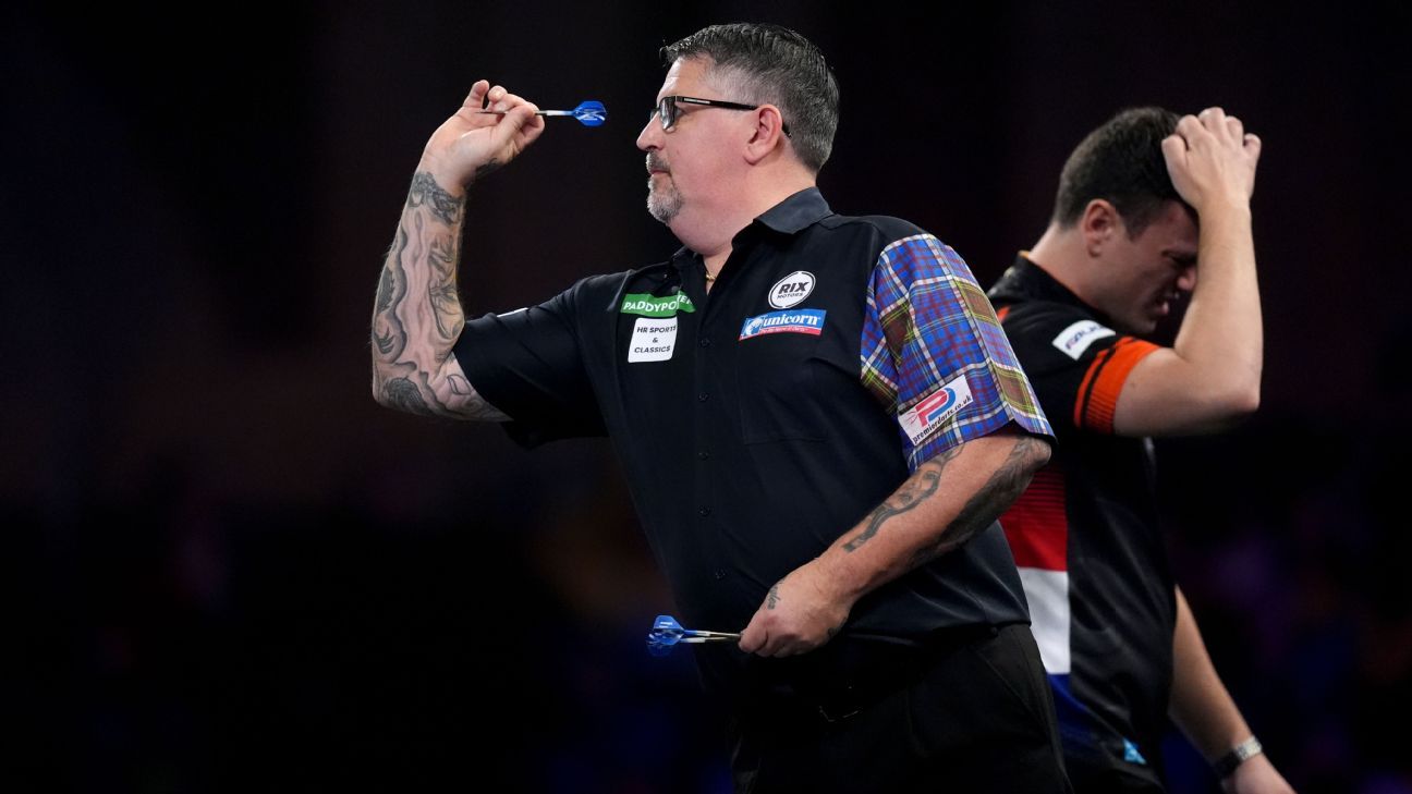 World Darts Championship Gary Anderson stunned by Jeffrey de Graaf ESPN