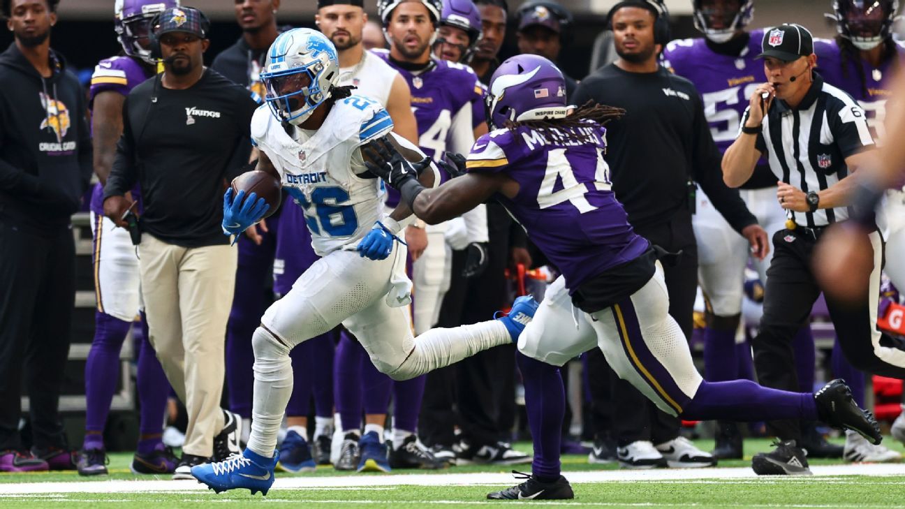 Lions, Vikings to battle for NFC's No. 1 seed, 1stround bye ESPN