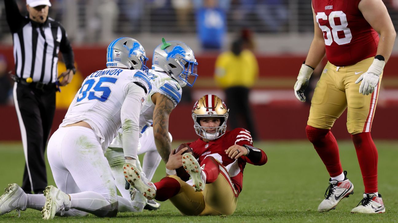 49ers’ Purdy injures elbow, says UCL appears fine