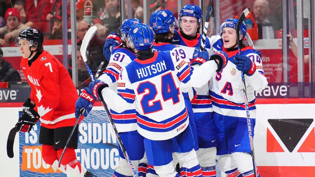 U.S. beats Canada, wins group at world juniors