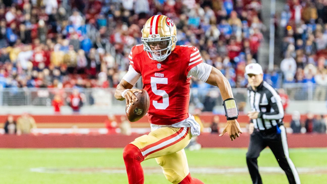 Banged-up Niners to start Dobbs in season finale