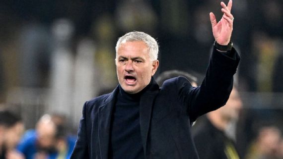 Man United: Amorim Over Mourinho - Right Call? Jose Mourinho on the sidelines during a match