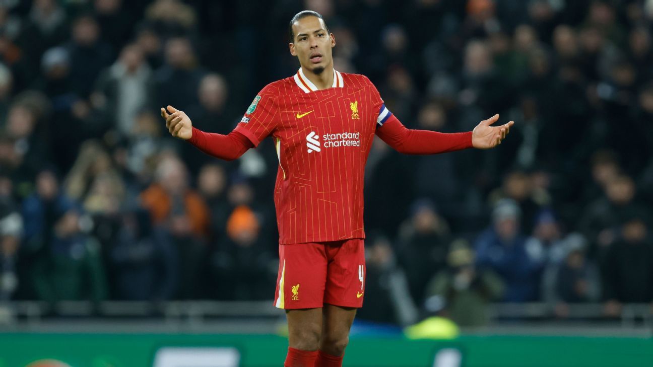 Van Dijk on Liverpool future: 'I have no idea'