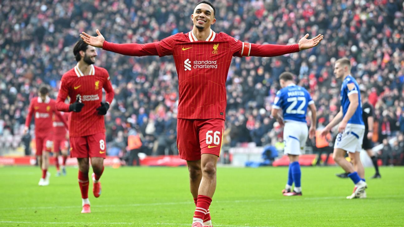 Liverpool x Ipswich: onde assistir ao vivo, horário, palpites e prováveis escalações do jogo da Premier League