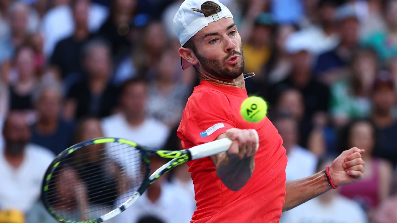 Australian Open Jacob Fearnley shocks Nick Kyrgios on return ESPN