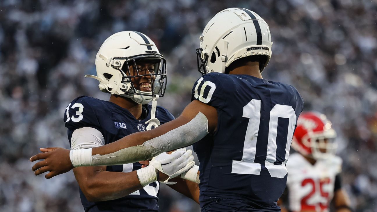 Penn State RBs Allen, Singleton returning for '25