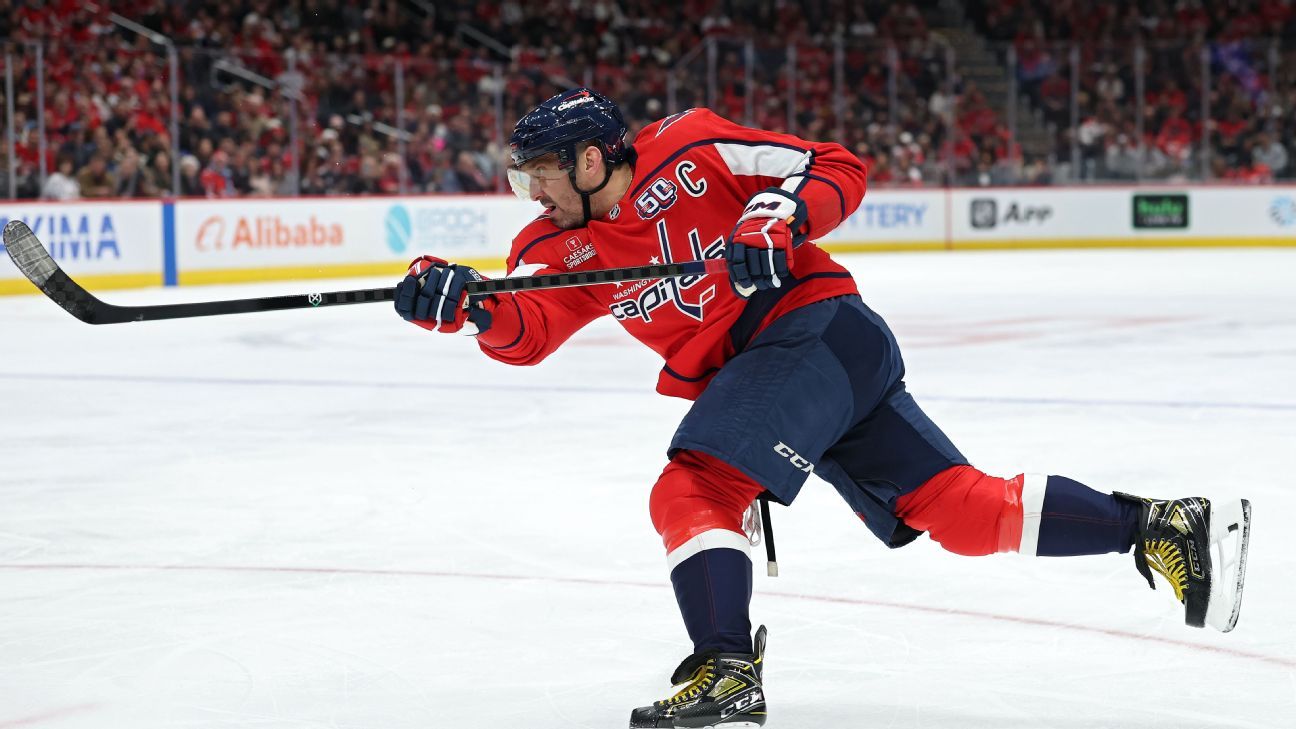 Every way to bet on Alex Ovechkin’s goals record chase
