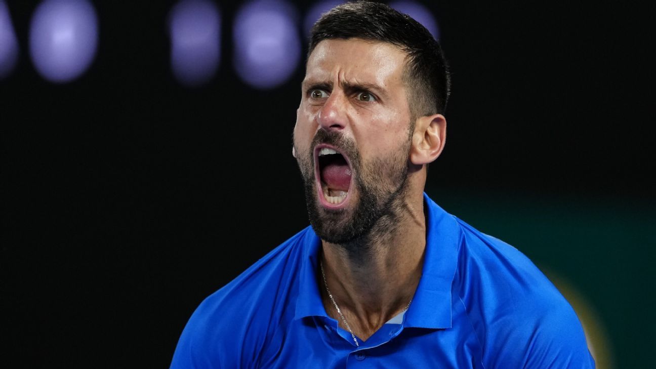 Djokovic atropela Machac e avança às oitavas no Australian Open