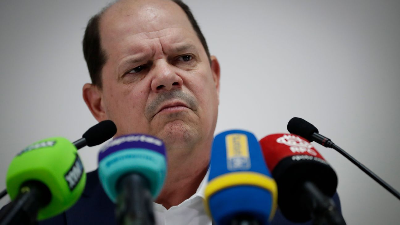 Presidente de la Federación Panameña, Manuel Arias