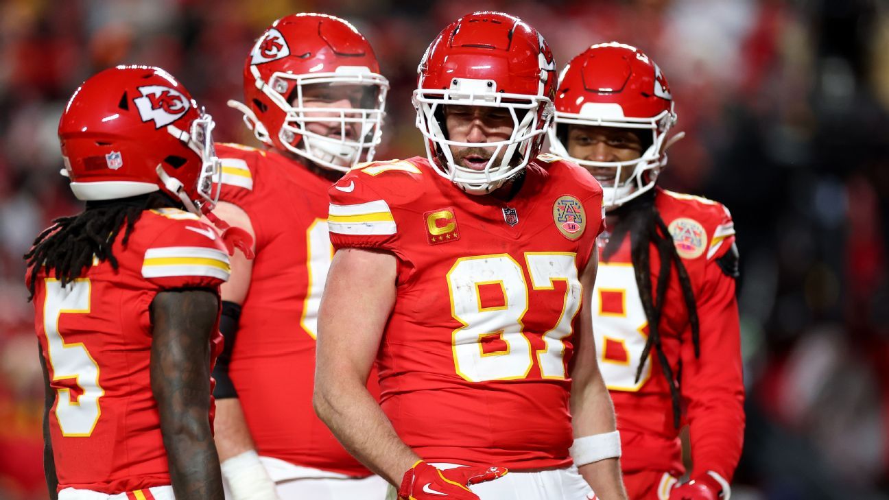 Patrick Mahomes e Travis Kelce brilham, e Kansas City Chiefs elimina Houston Texans nos playoffs