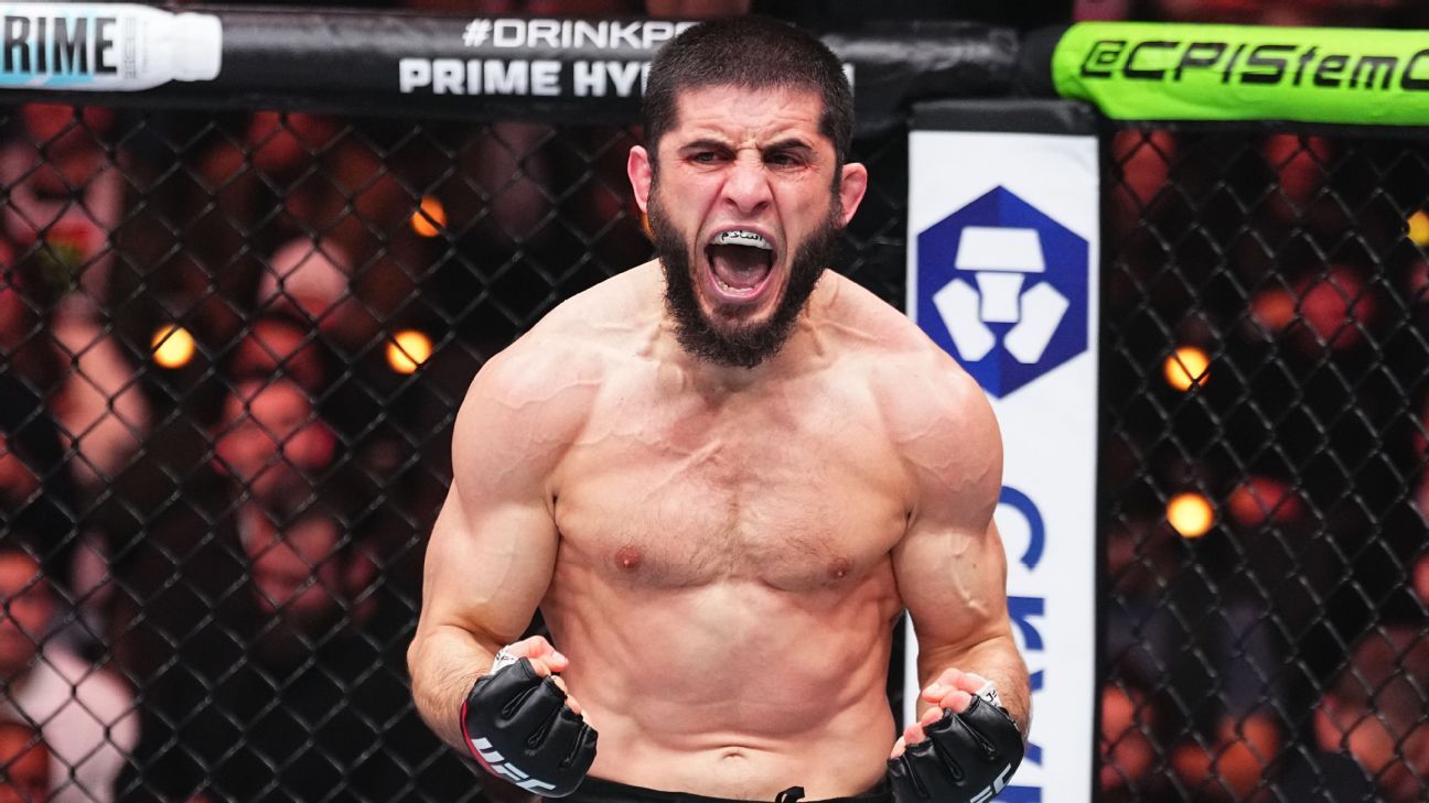 Makhachev finaliza Moicano no 1° round e supera recorde de Khabib no UFC