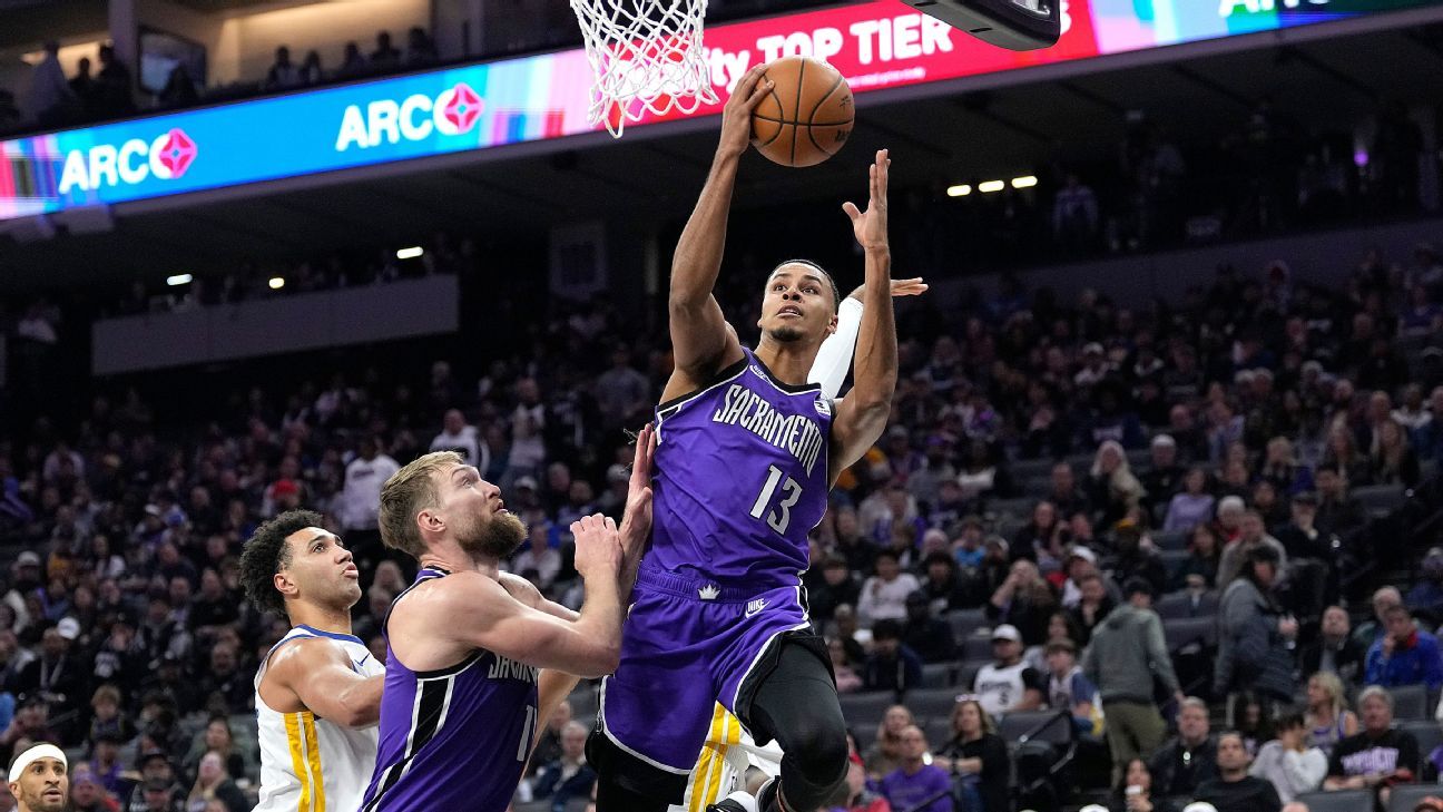 Kings vencem os Warriors em noite de recorde para Gui Santos na NBA