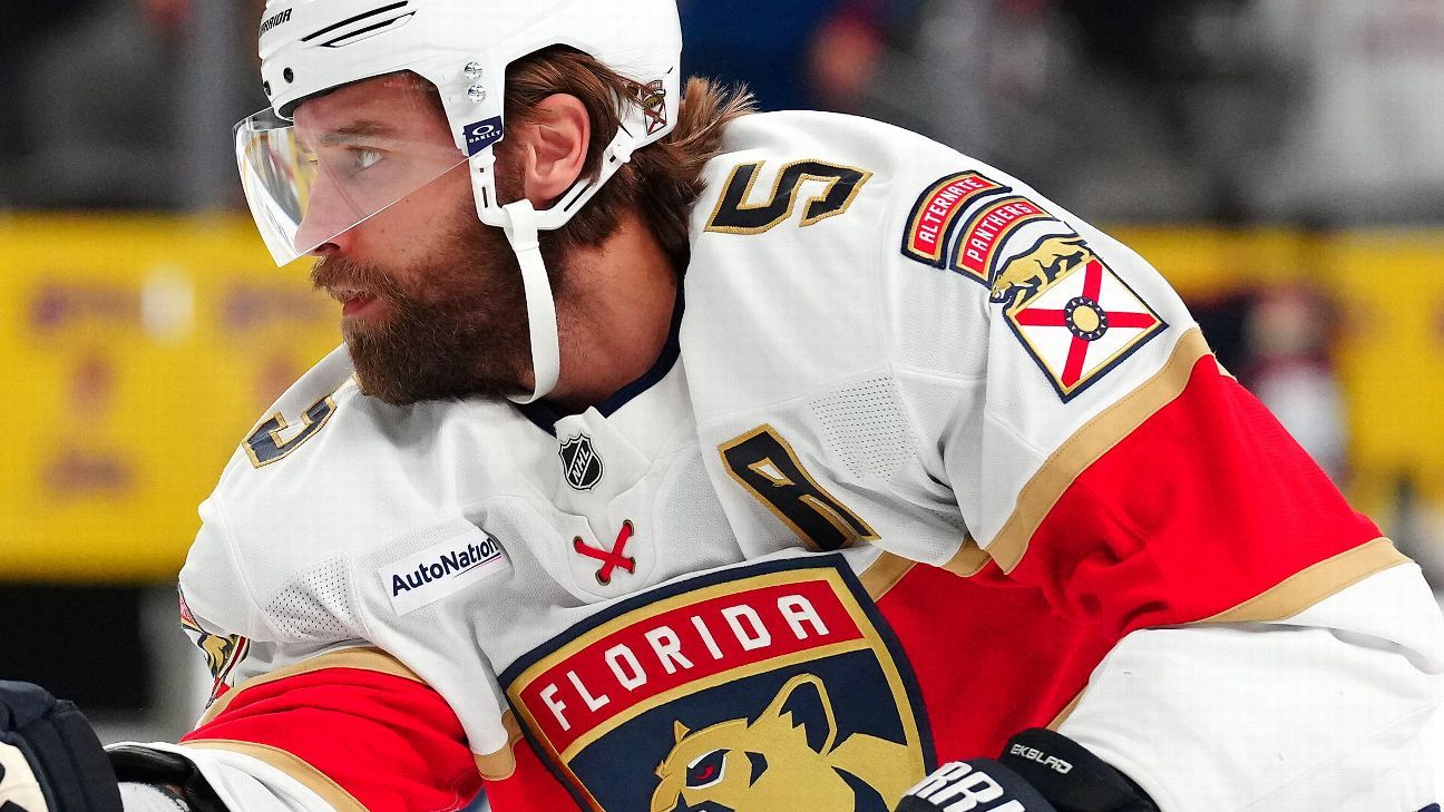 Panthers defenseman Ekblad banned 20 games