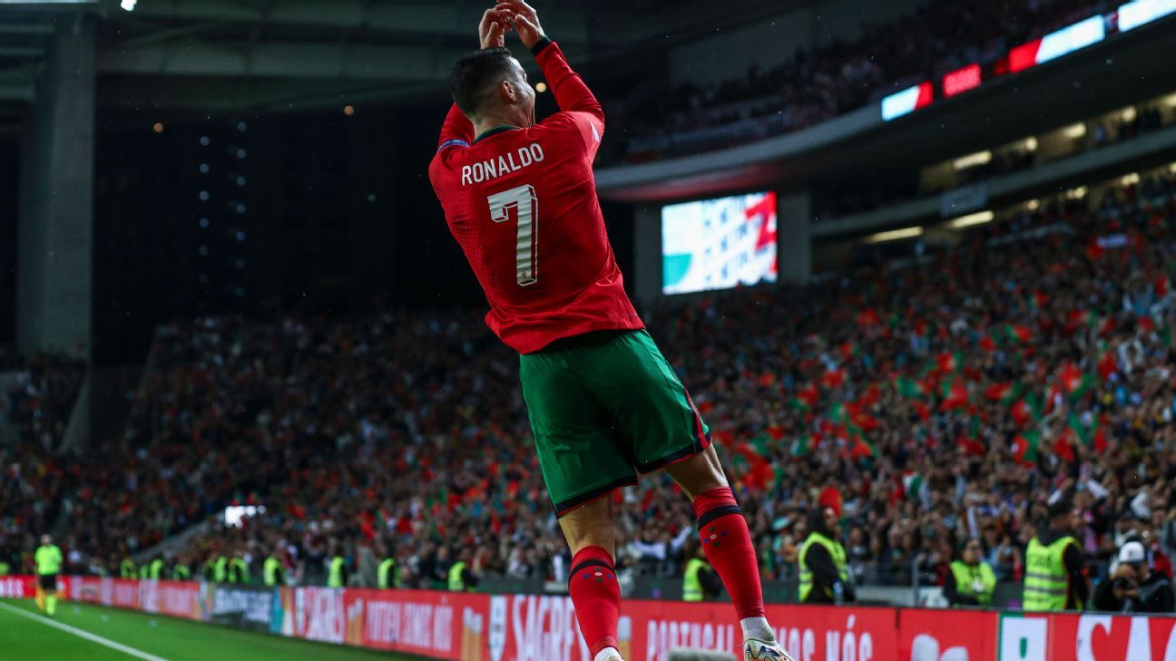 Cristiano Ronaldo s First Siuuu When The Celebration Was Invented ESPN Cristiano Ronaldo s First Siuuu When The Celebration Was Invented ESPN