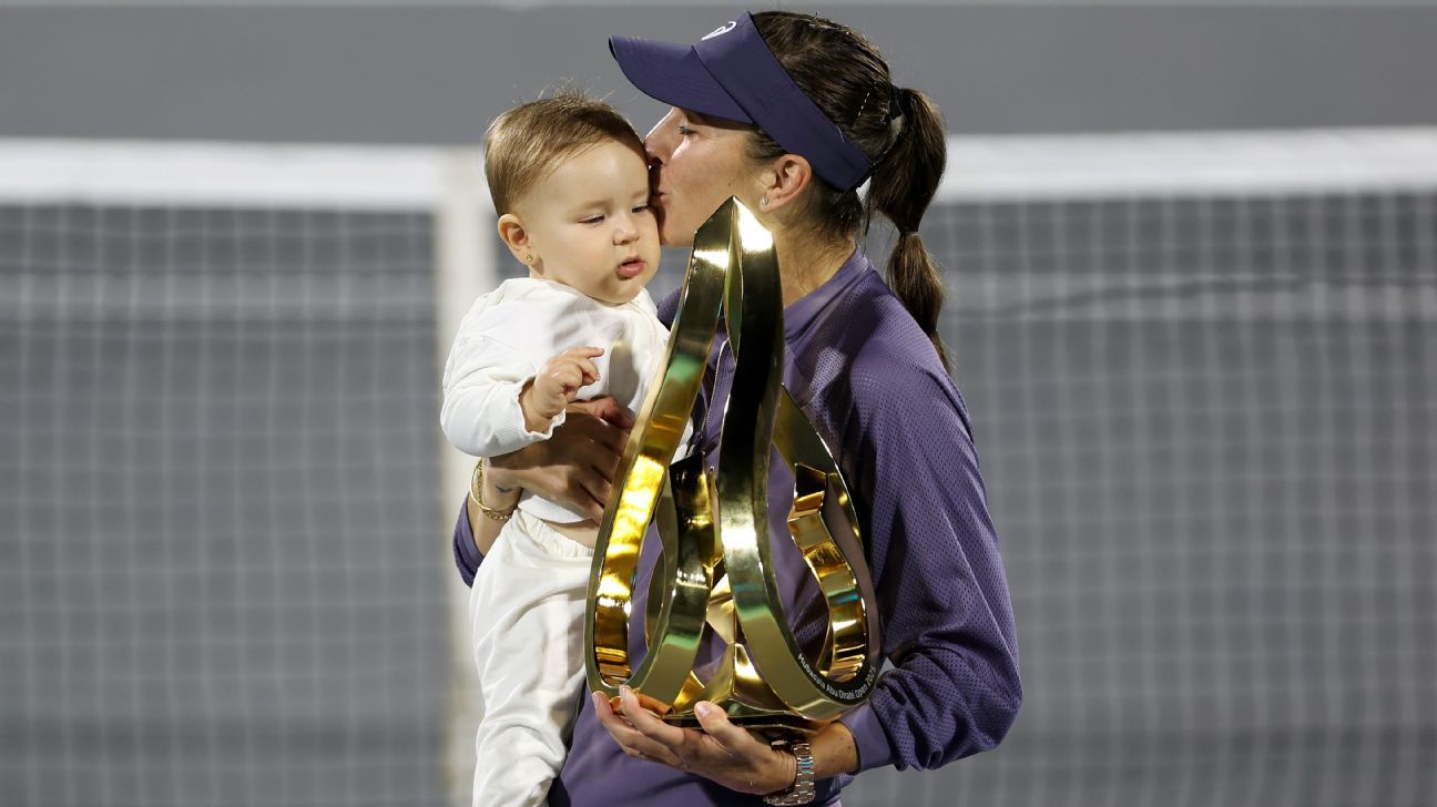 Bencic wins 1st WTA title after maternity leave