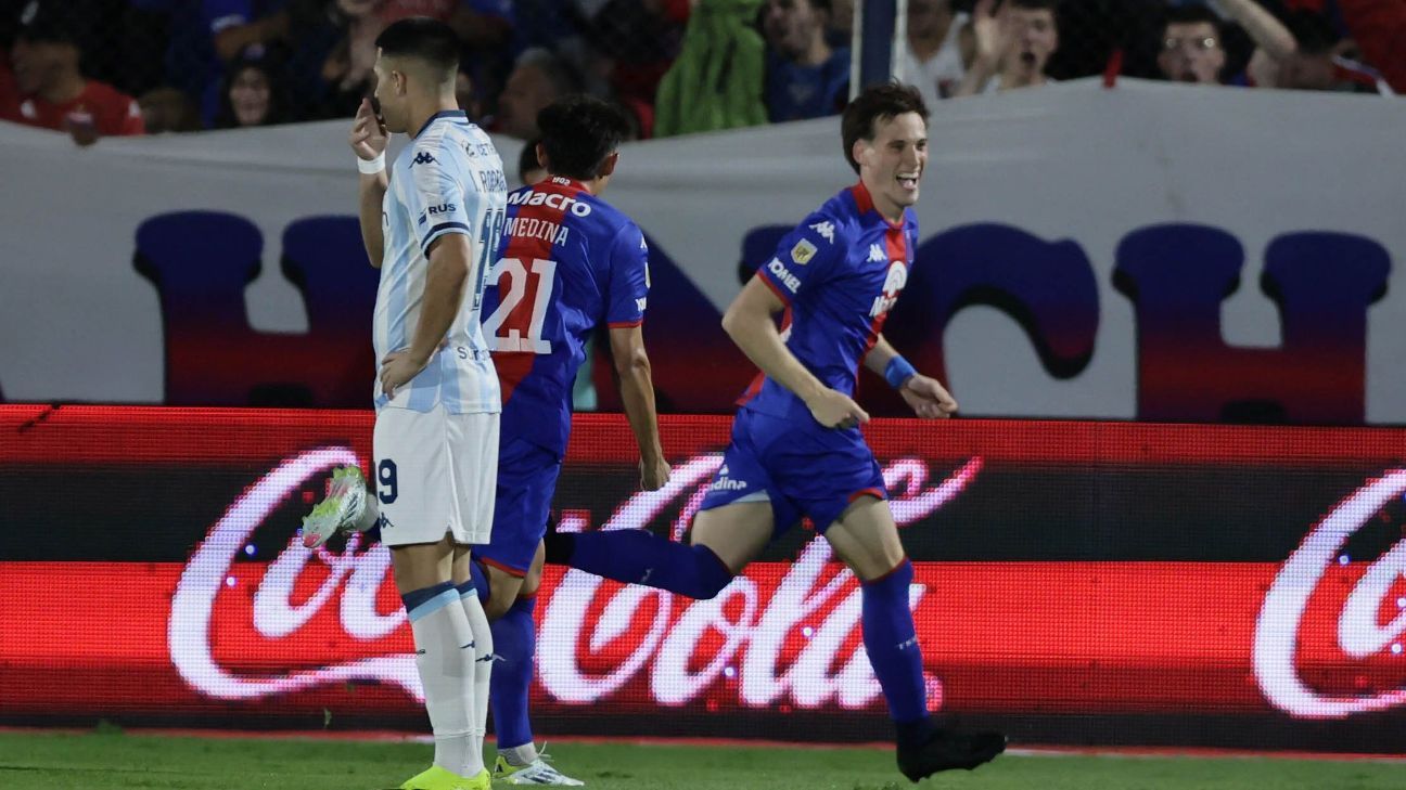 Saralegui convirtió su primer gol en Tigre y lo hizo de arranque frente a  Racing - ESPN