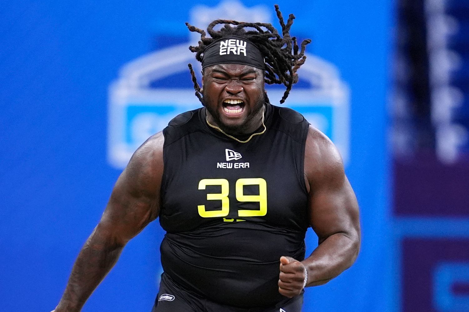 Faces of the 2025 NFL Combine: Effort, intensity and memorable expressions