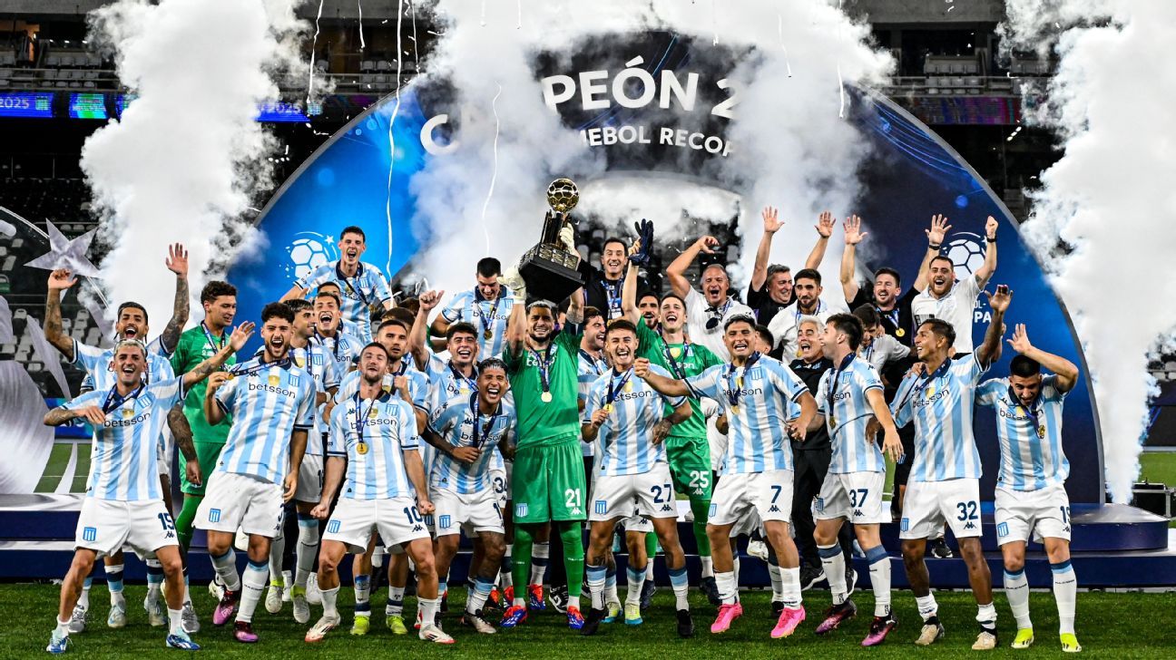 Racing vence o Botafogo e é campeão da Recopa