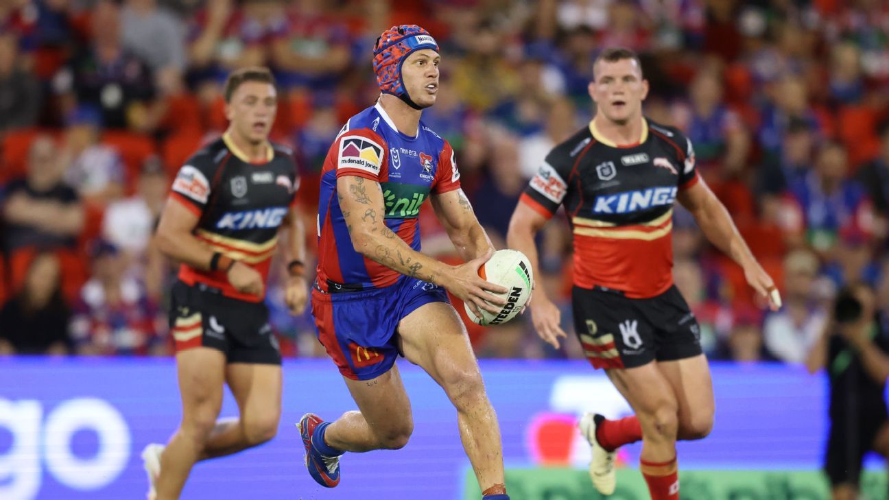 Ponga genius inspires Knights to home win over Dolphins