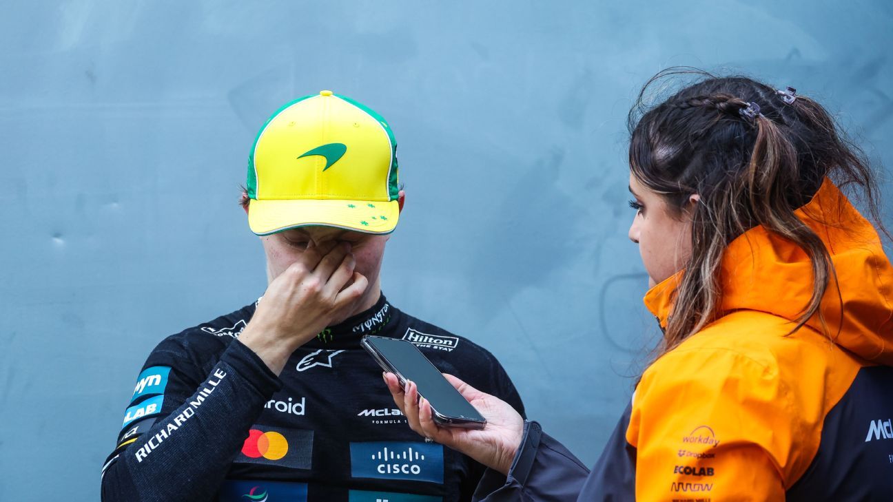 Home race 'curse' knocks Piastri off podium
