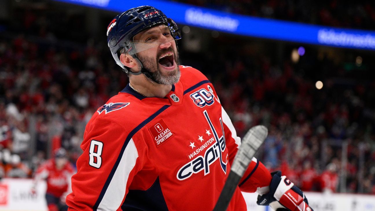 Ovechkin nets No. 888, 7 away from NHL record