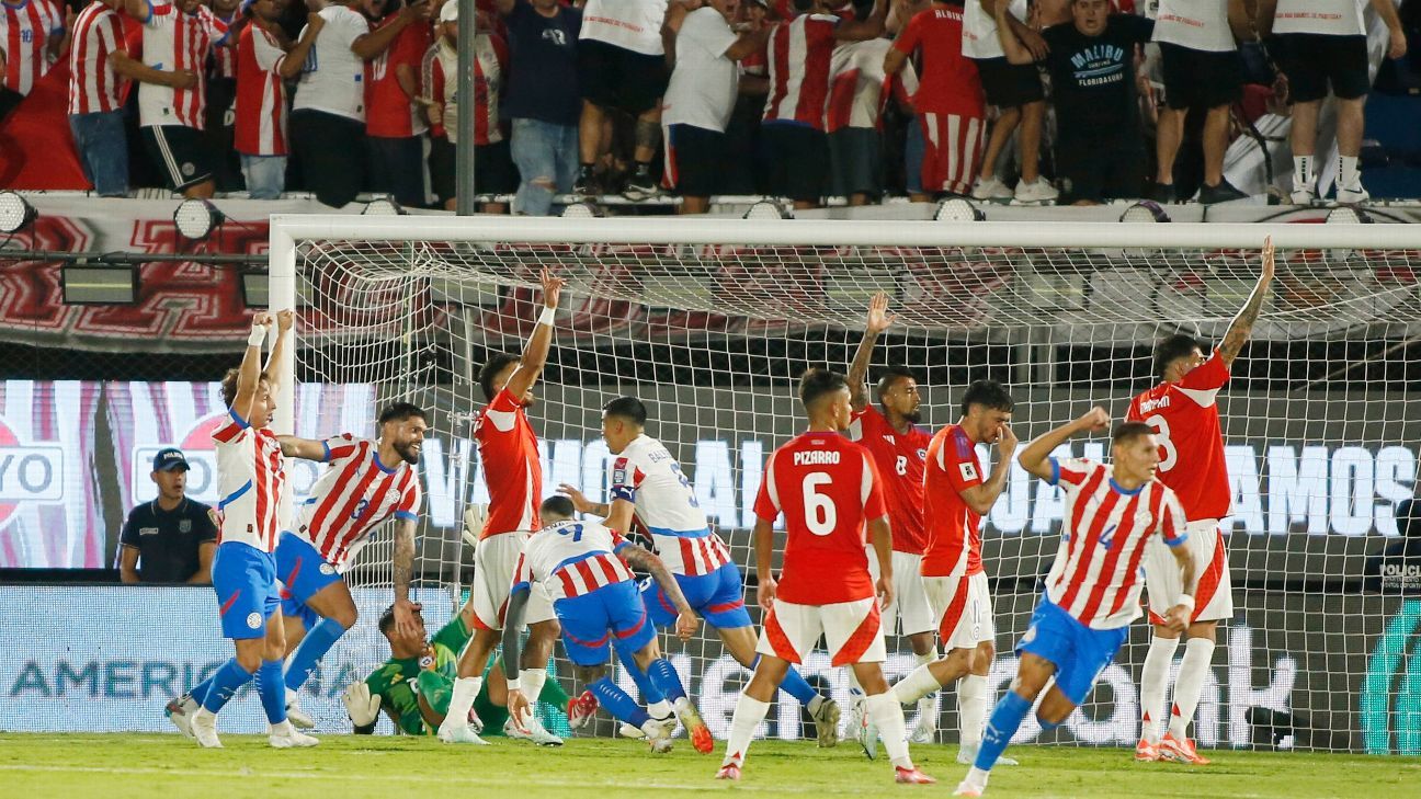 Chile cae ante Paraguay en eliminatorias al Mundial 2026 Chile cae ante Paraguay en eliminatorias al Mundial 2026