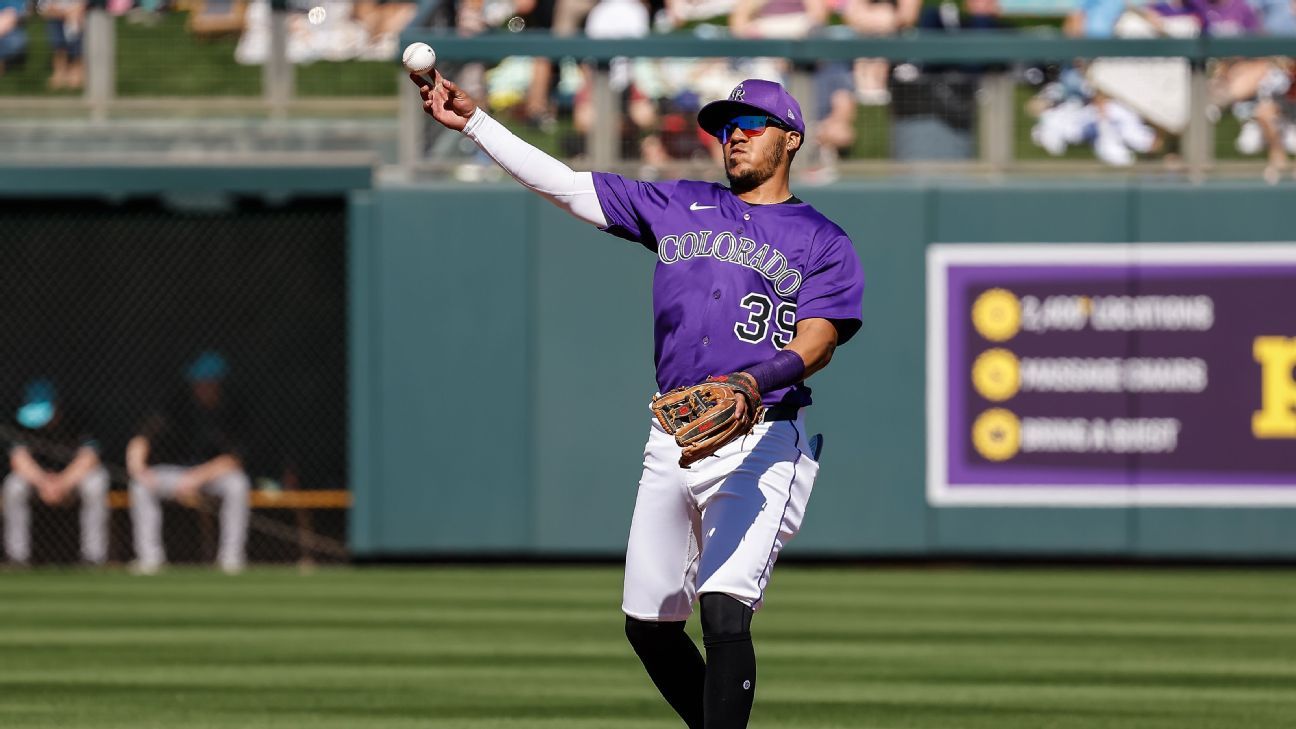 Rockies’ Thairo Estrada Out 4-8 Weeks with Broken Wrist Injury