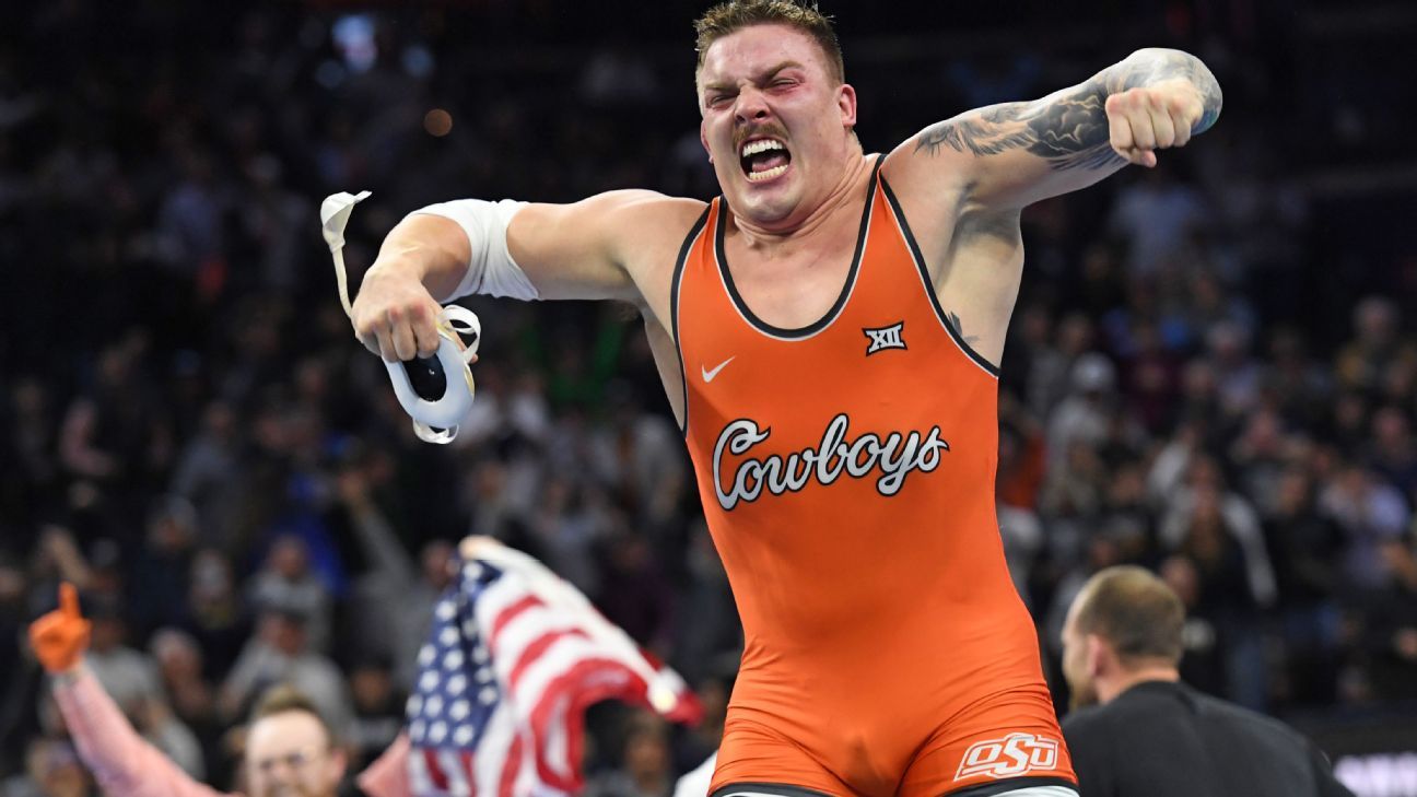 Wyatt Hendrickson Upsets Gable Steveson in NCAA Wrestling Finals