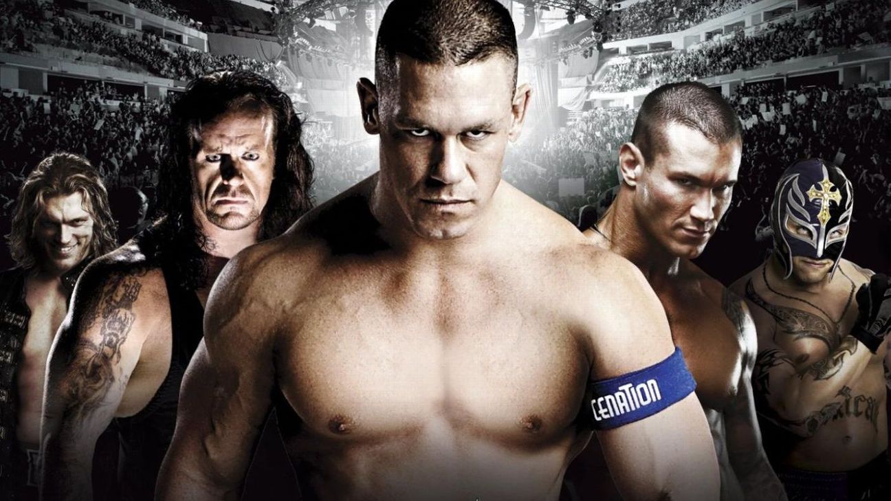 Who has been on the WWE video game cover? List since 2000