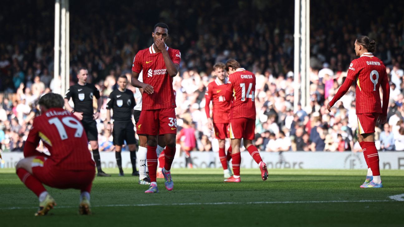 Jornalistas criticam desempenho do Liverpool na Premier League após derrota